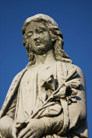 Blanchard Cemetery Statue